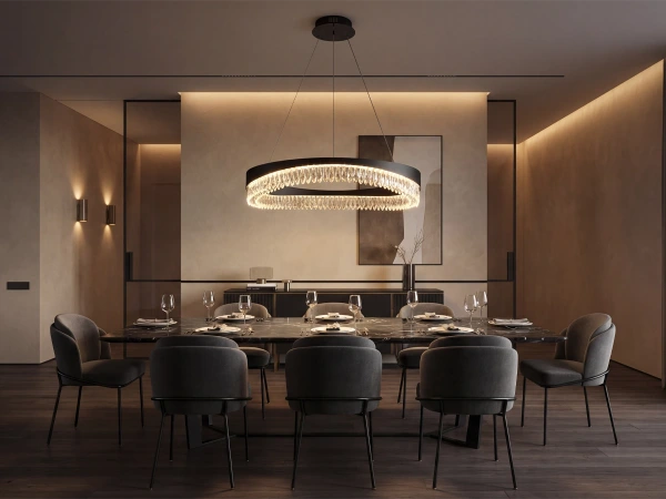 AURORA závesný krištáľový luster 800 - V30077 5