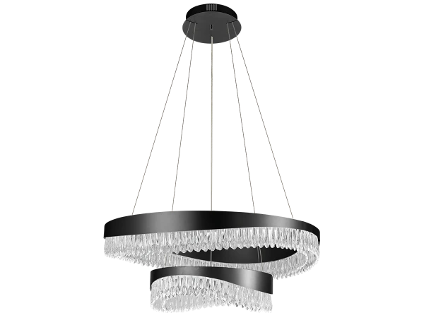 AURORA závesný krištáľový luster 800+450 - V30078