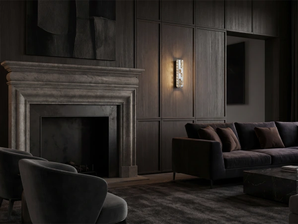 CLARIS nástenná krištáľová lampa - V30010 3