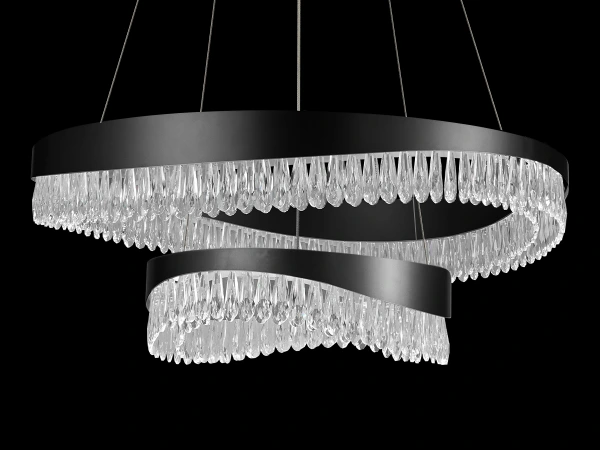 AURORA závesný krištáľový luster 800+450 - V30078 7