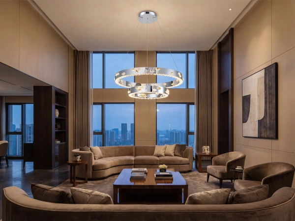 CLARIS závesný krištáľový luster 800+480 - V30006 2