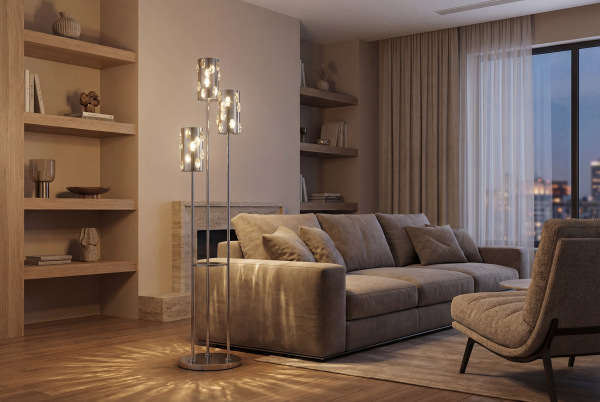 Lampadaire CLARIS en cristal - V30012 2