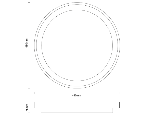 LINIA stropné svietidlo 480 - 10016 8