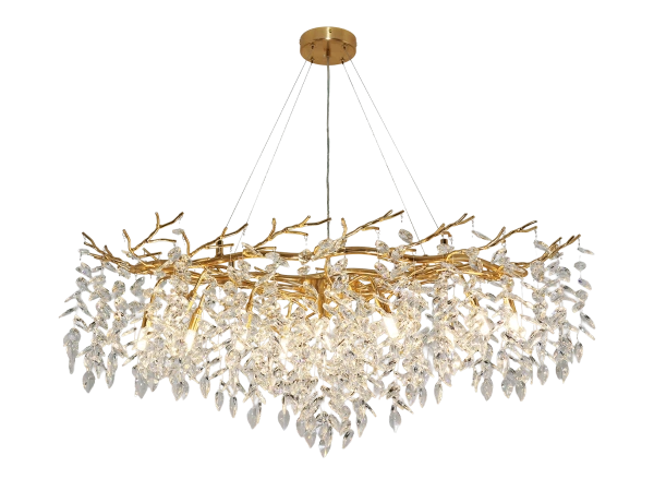 Lustre suspendu en cristal ELYSIA 1200x600 - V20001 2