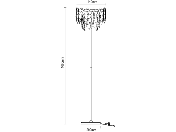 Lampadaire CHOREO 1680 - V20121 8