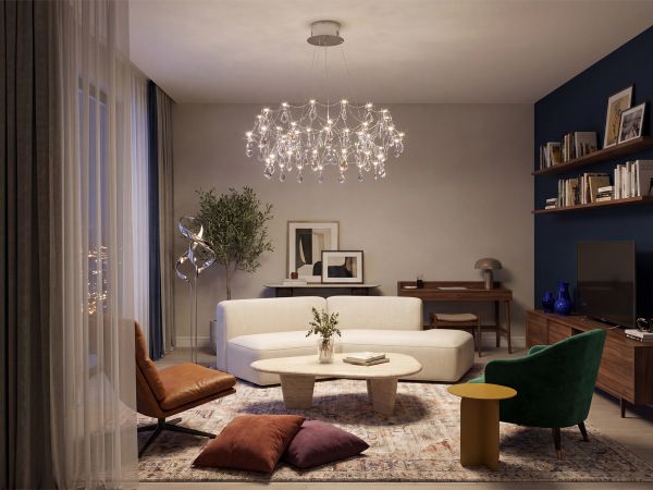 Lustre suspendu en cristal JOYA 750 - V40053S 1