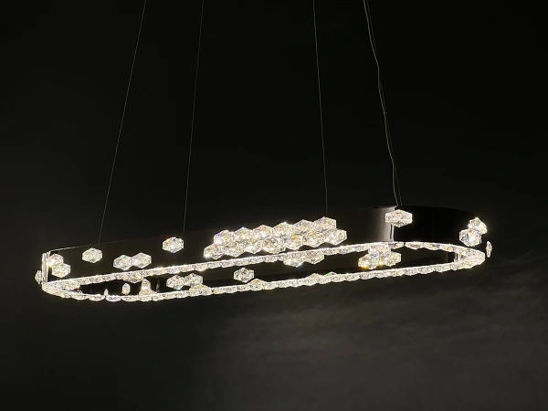 CLARIS závesný krištáľový luster 1100x320 - V30003 4