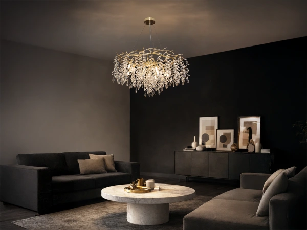 Lustre suspendu en cristal ELYSIA 800 - V20003 1