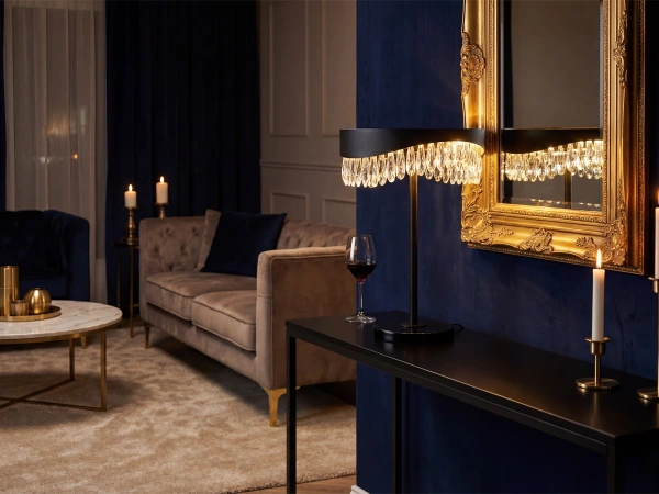 AURORA stolná krištáľová lampa 500 - V30083 4