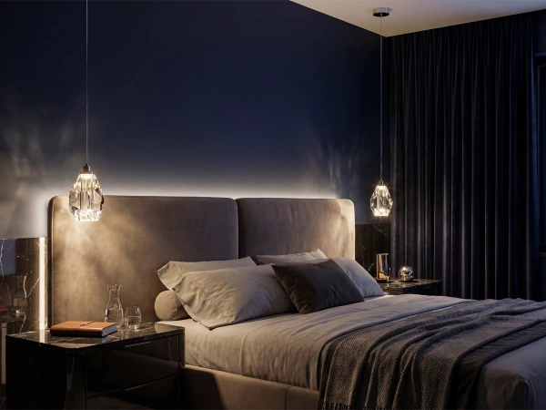 DIAMOR CLEAR závesná krištáľová lampa - V30051 1