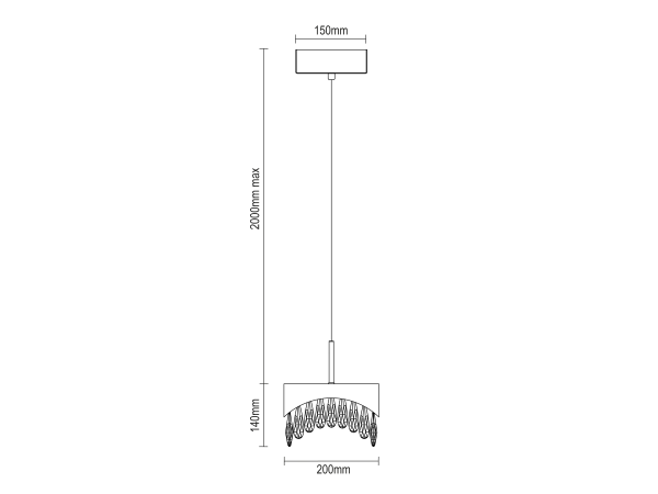 Lustre suspendu en cristal AURORA 200 - V30073 7