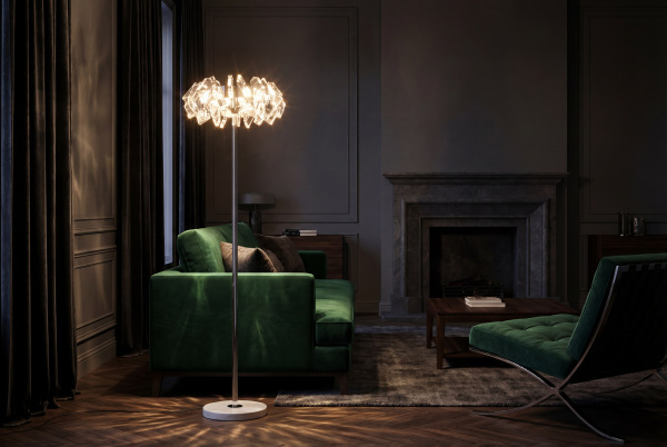 PIKASO stojaca krištáľová lampa 1550 - V30027 4