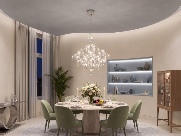 Lustre suspendu en cristal JOYA 870 - V40082 2