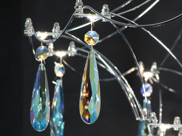 Lustre suspendu en cristal JOYA 870 - V40082 7