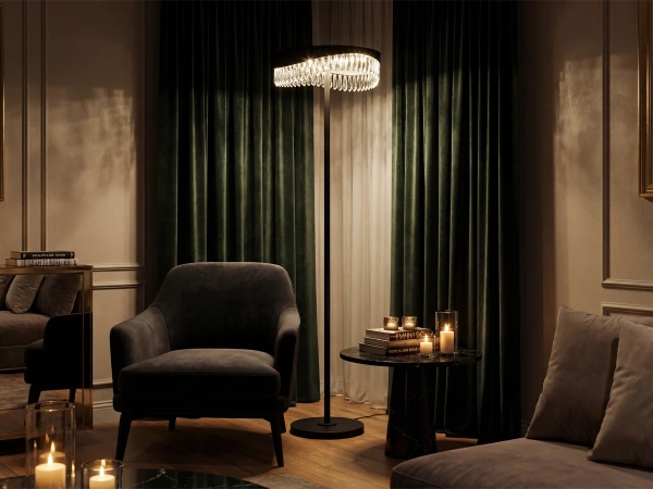 AURORA stojaca krištáľová lampa 1550 - V30084 3