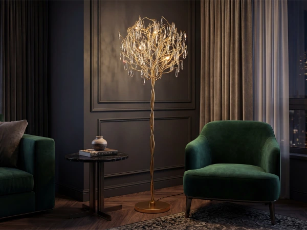 GOCCIA lampadaire en cristal 1700 - V20037 1
