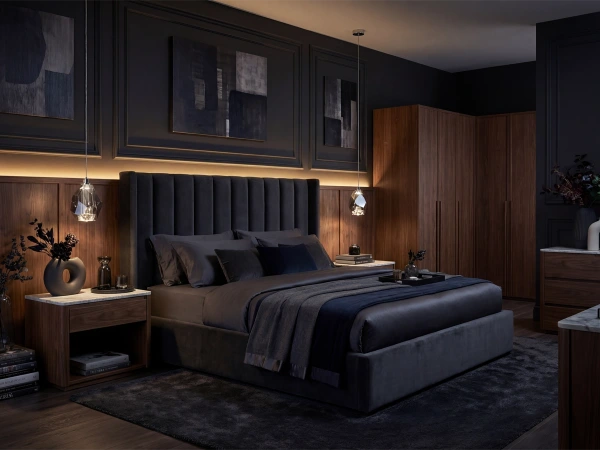 DIAMOR SMOKE závesná krištáľová lampa - V30053 1