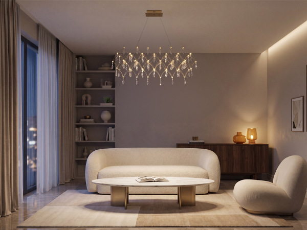 Lustre suspendu en cristal JOYA 900 - V40025S 1