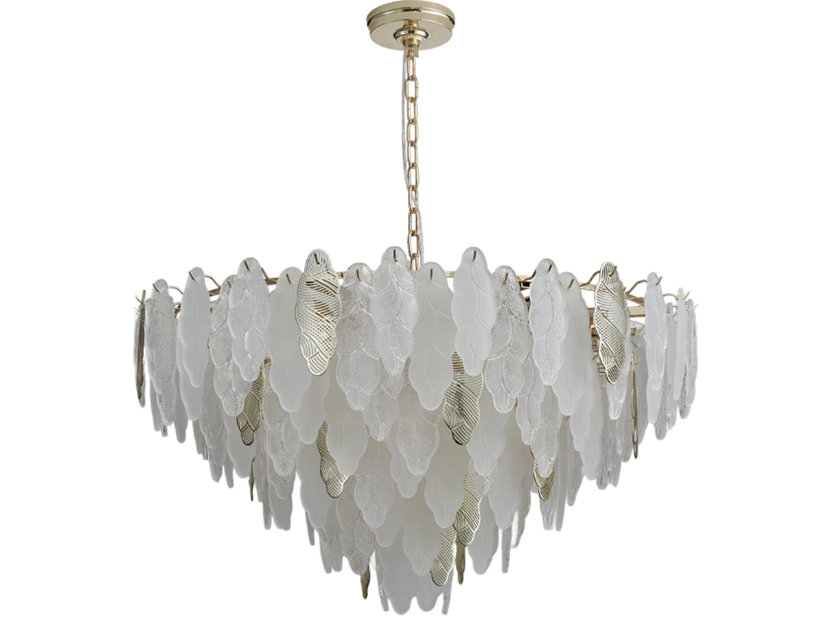 Luminaires décoratifs en verre pour un éclairage intérieur moderne.